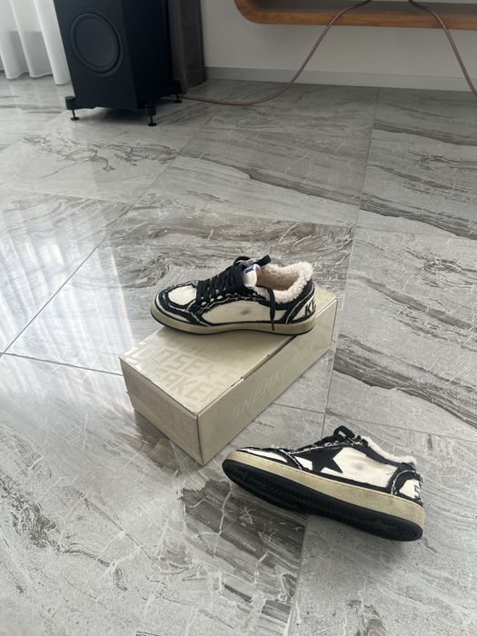 Кеди Golden Goose утепленні з хутром 37 розмір