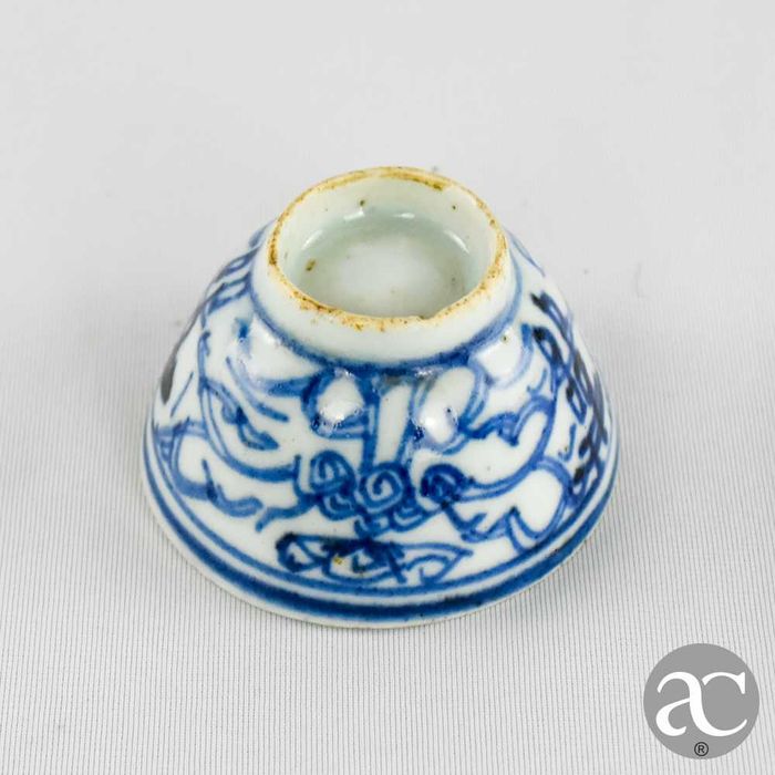 Taça porcelana da China, dinastia Qing, símbolo de dupla felicidade n6