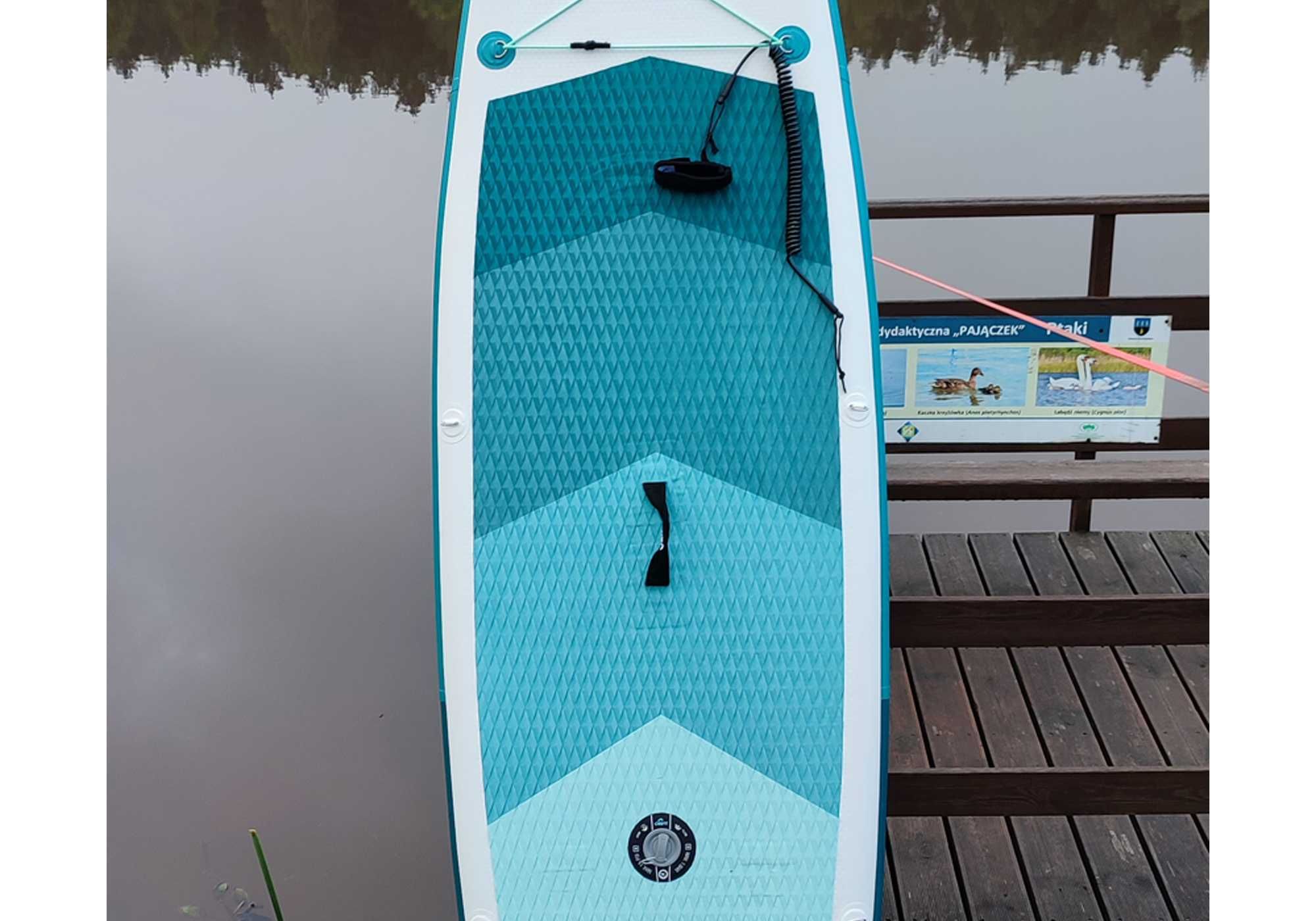 SUP dmuchana deska pływania Paddle-Board 300 cm z finem NOWA