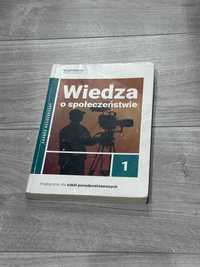 Książka Wiedza o społeczeństwie 1 PR Operon