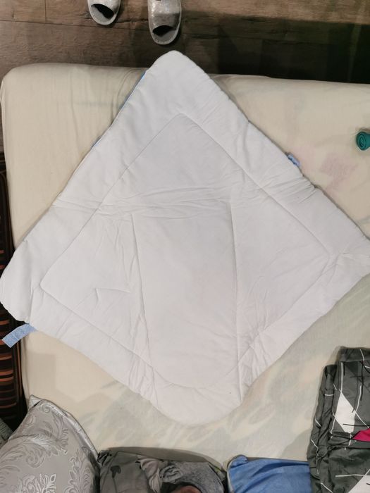 Rożek becik usztywniany kokosem - bawełna