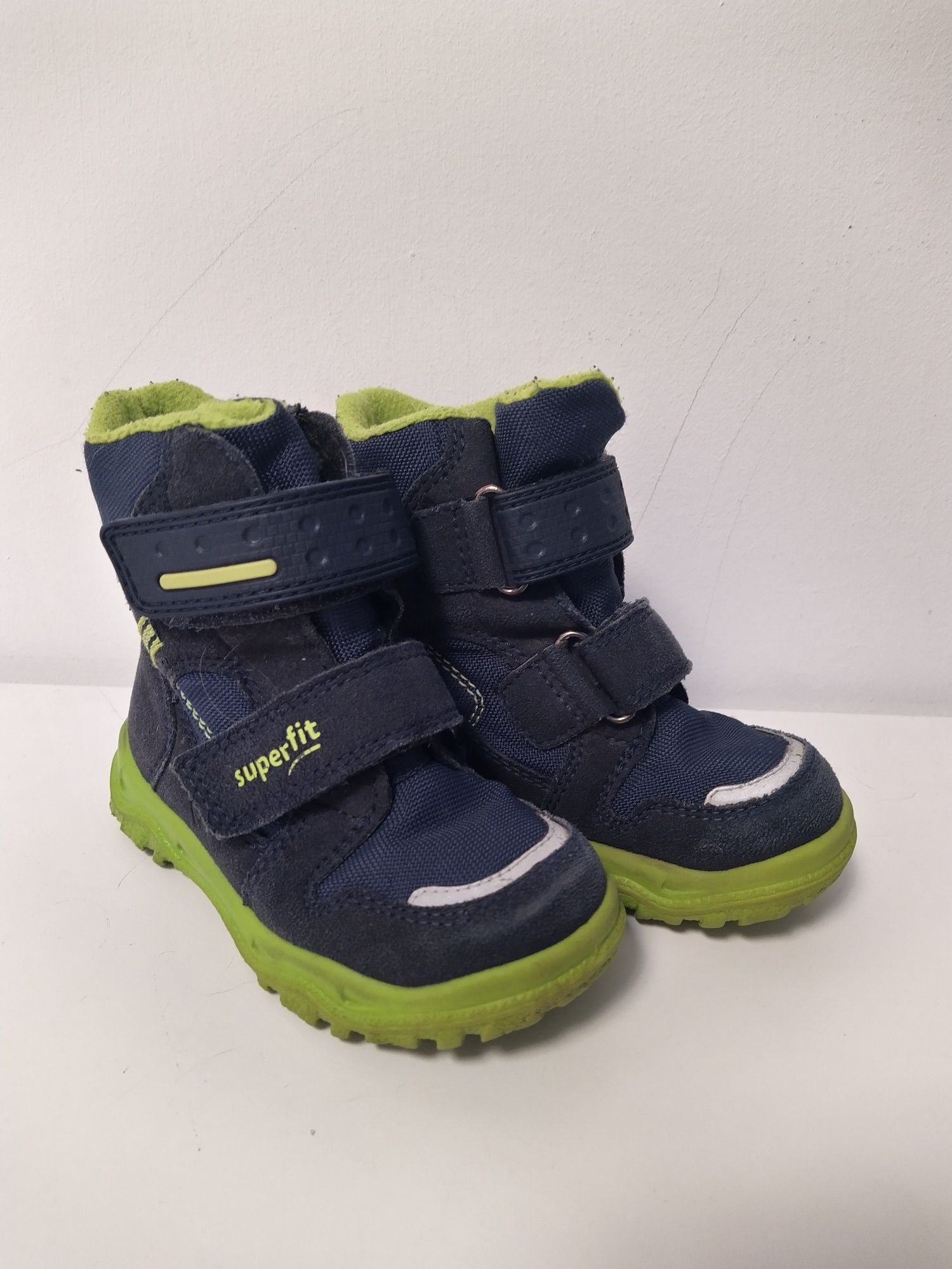 Buty zimowe śniegowce superfit 24 dla chłopca granatowe