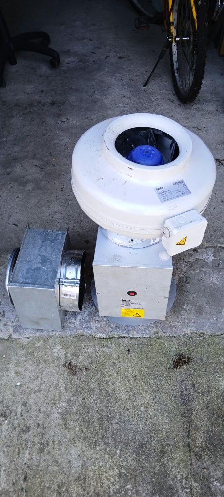 Zestaw SALDA Wentylator Nagrzewnica Komora filtra