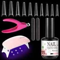 BTArtbox Nail Tips Klej Lampka Led UV