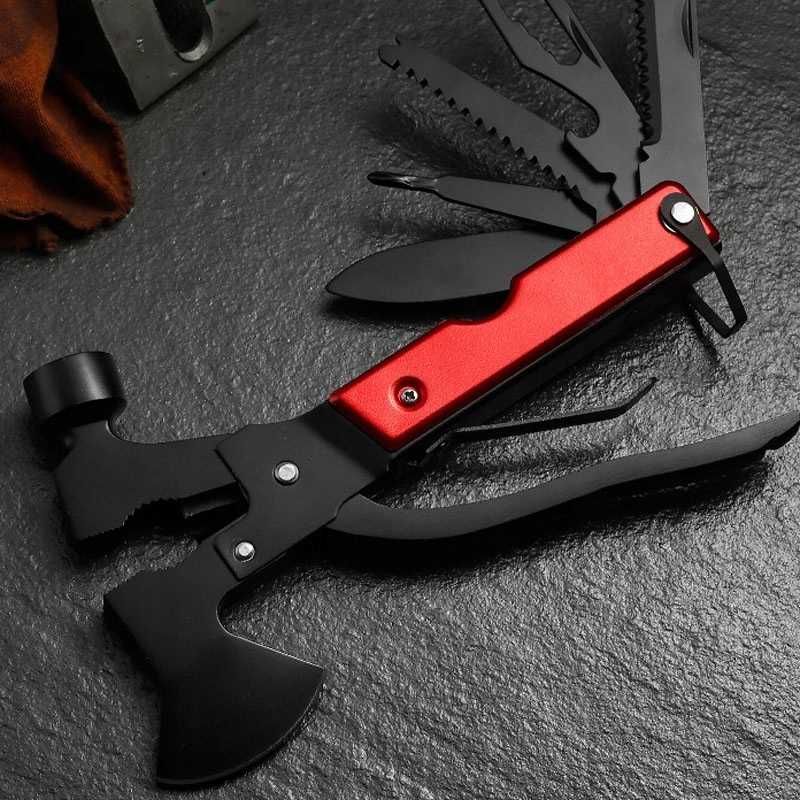 Narzędzie Wielofunkcyjne Wojskowe Survival Multitool + KARTA PRZEŻYCIA