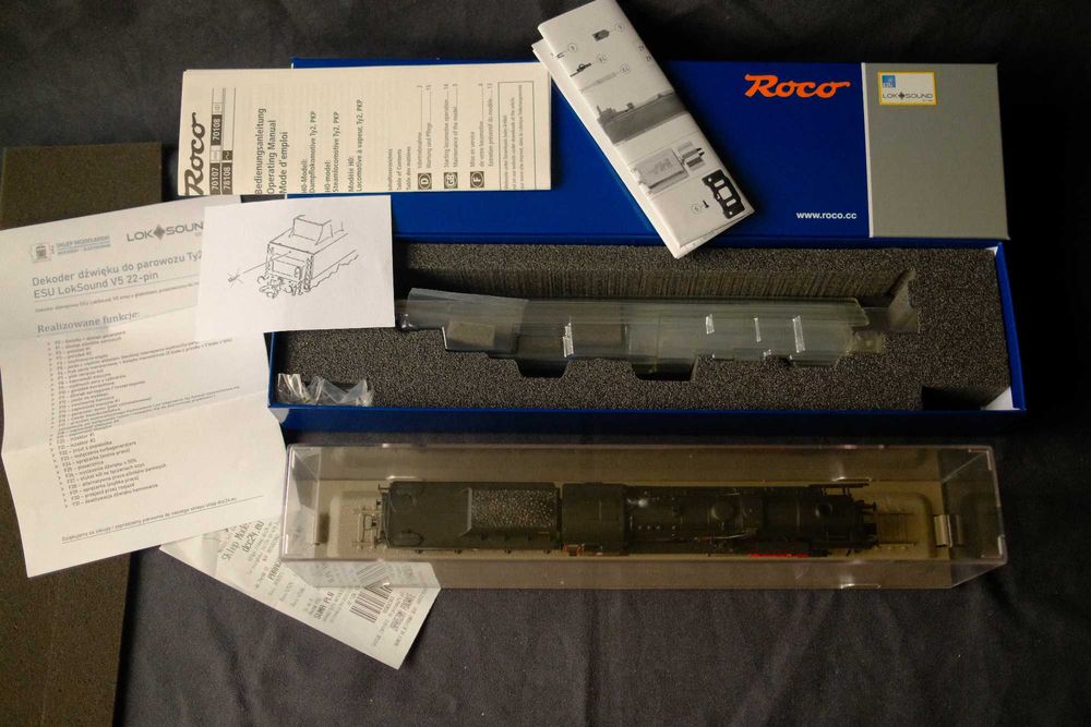 PKP - ROCO - Ty2-697 - DCC ESU SOUND Poprawiony - Czerwone Zbiorniki