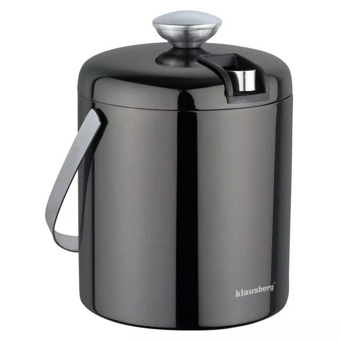 Wiaderko do lodu 1,3l + szczypce pojemnik wiadro na lód alkoholu