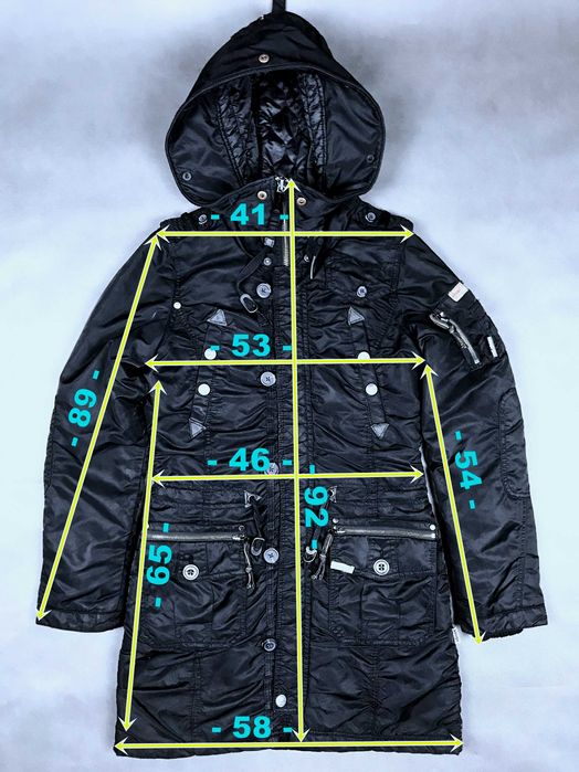 Парка демісезонна Forever Young 21 та KHUJO жіноча в стилі Diesel