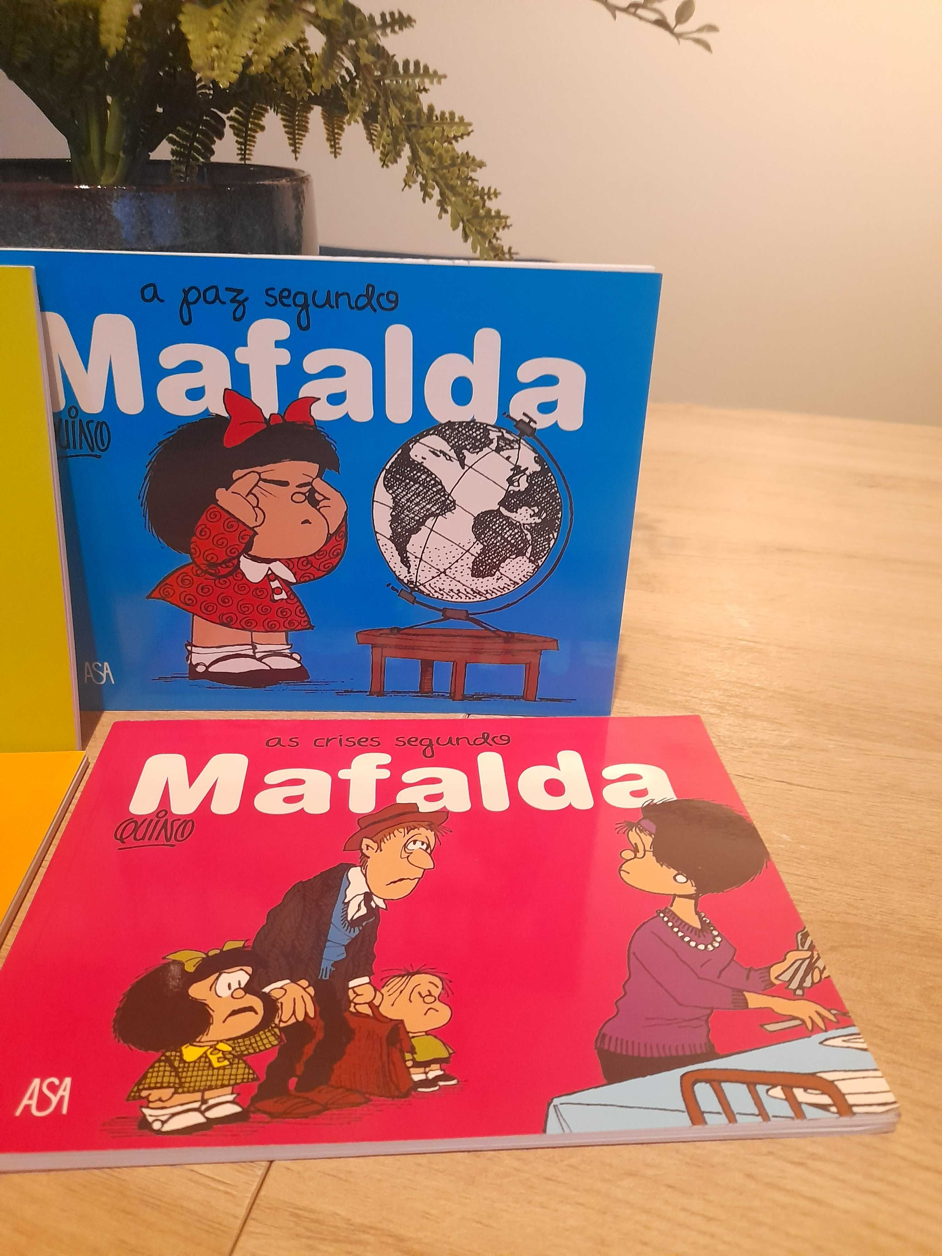 4 Livros da Mafalda - tudo 1.º edição