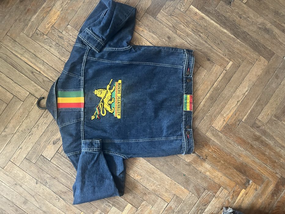 Джинсовка Raw blue ,rasta,ja.    ТОРГ!!!