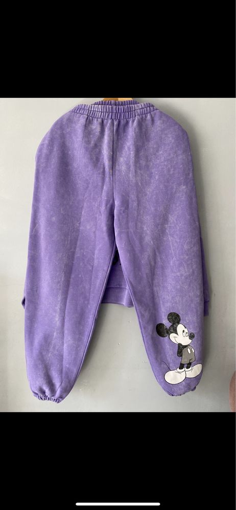 Dres komplet bluza joggery dresy myszka miki disney bawełna wzory