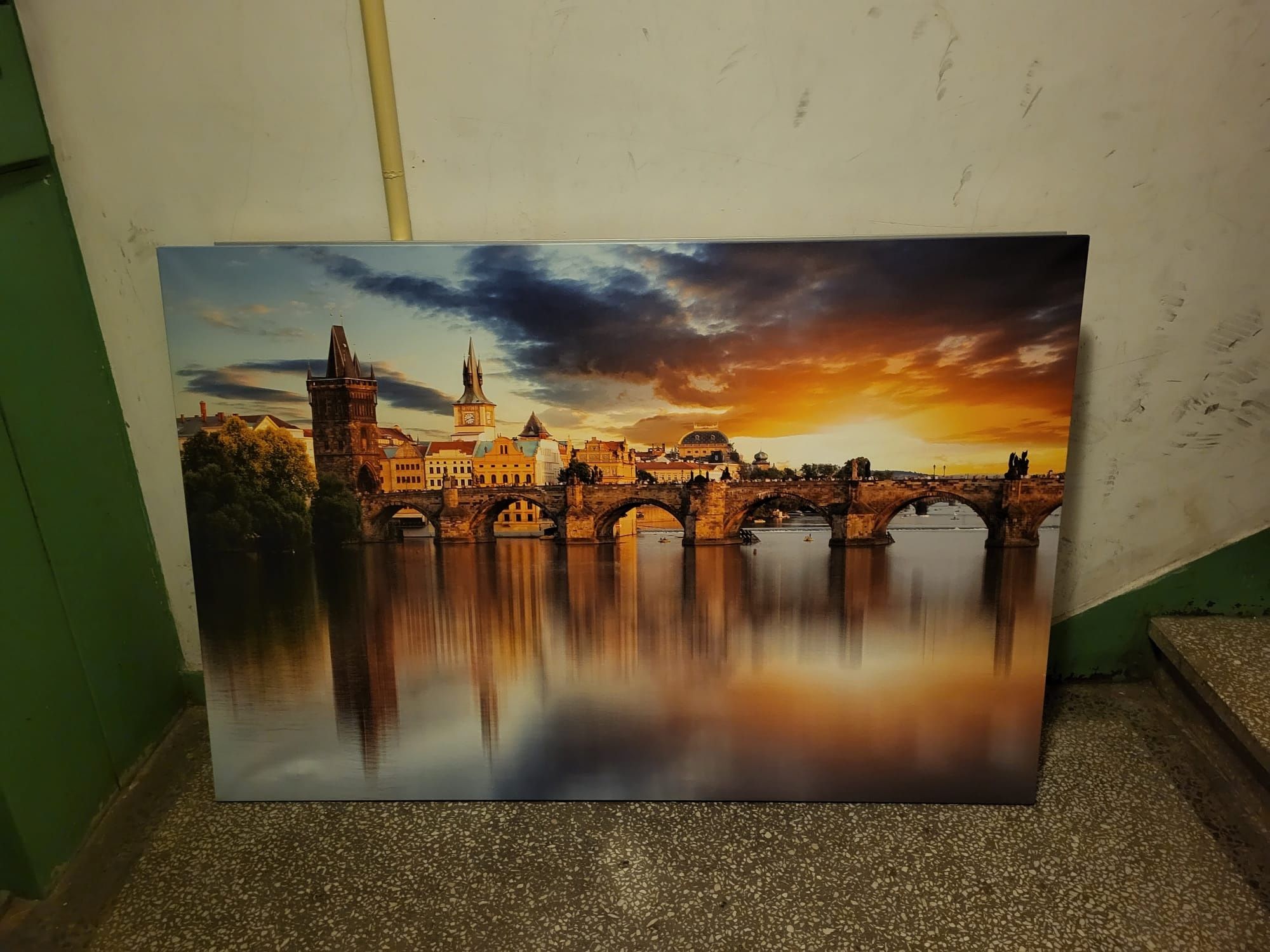 Obraz  duży  Karlow most