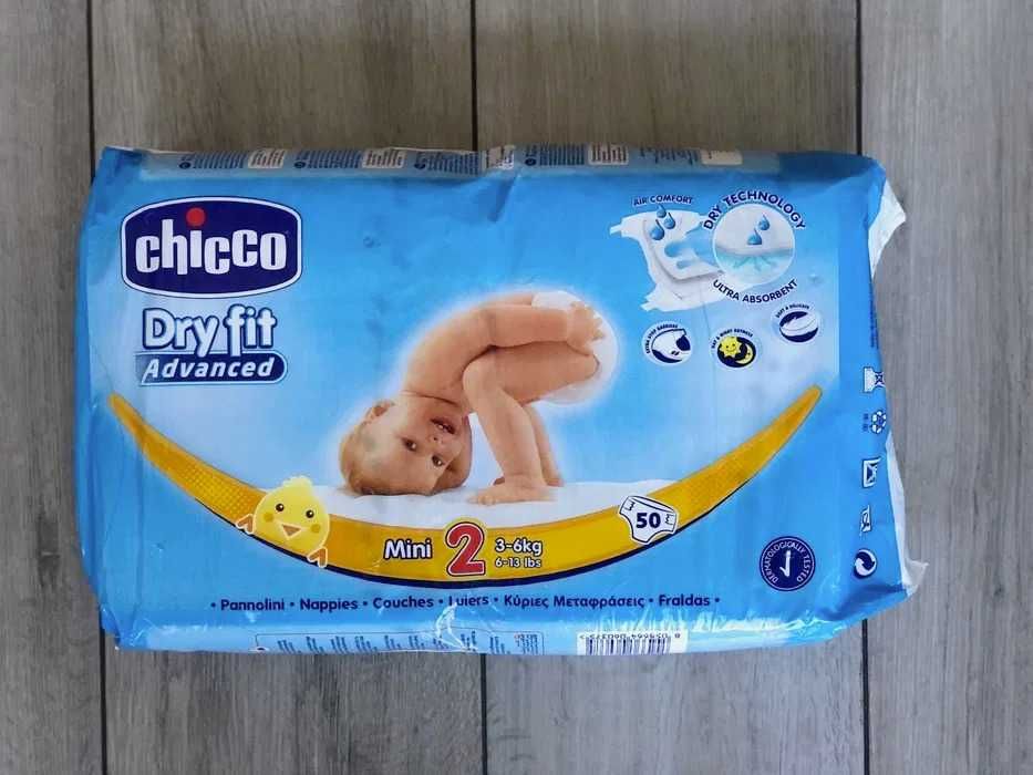 Chicco Dry Fit Advanced Mini 2 pieluchy dla dzieci 3-6 kg 50 szt