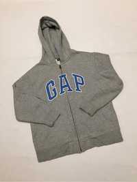 Тёплая толстовка GAP на 8-9 лет 128см-134см серая худи кофта на флисе