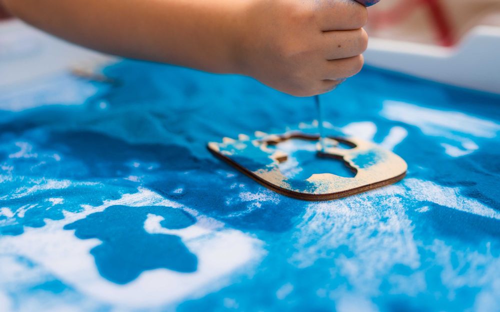 Световой планшет стол песочница Noofik овальный Вaby_ok