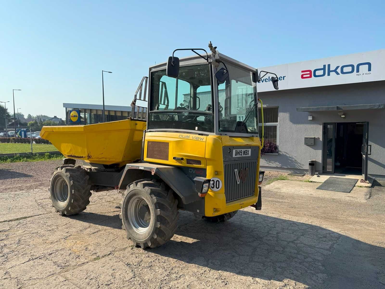 Wacker Neuson DV60 wozidło obrotowe 6 ton z kabiną Dual View klima