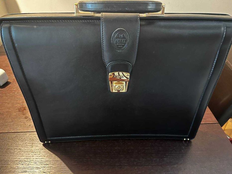 Сумка- портфель Petek натуральна шкіра