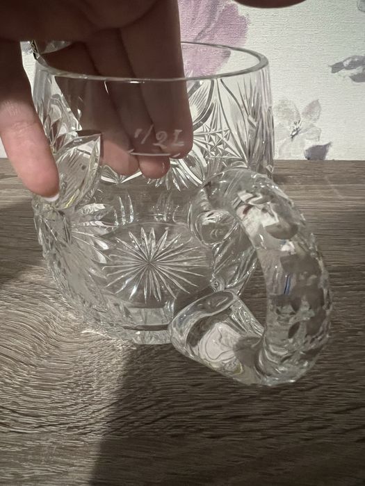 Кружка для пива, хрусталь