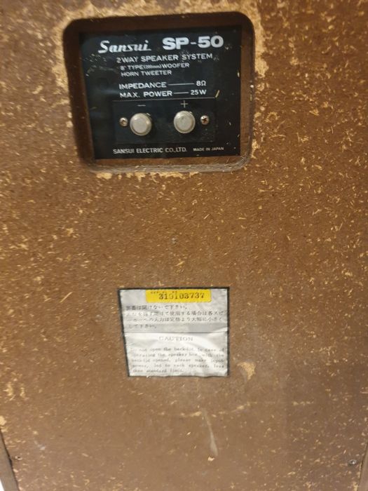 Amplituner Sansui QR 1500 + kolumny Sansui SP 50 gratis