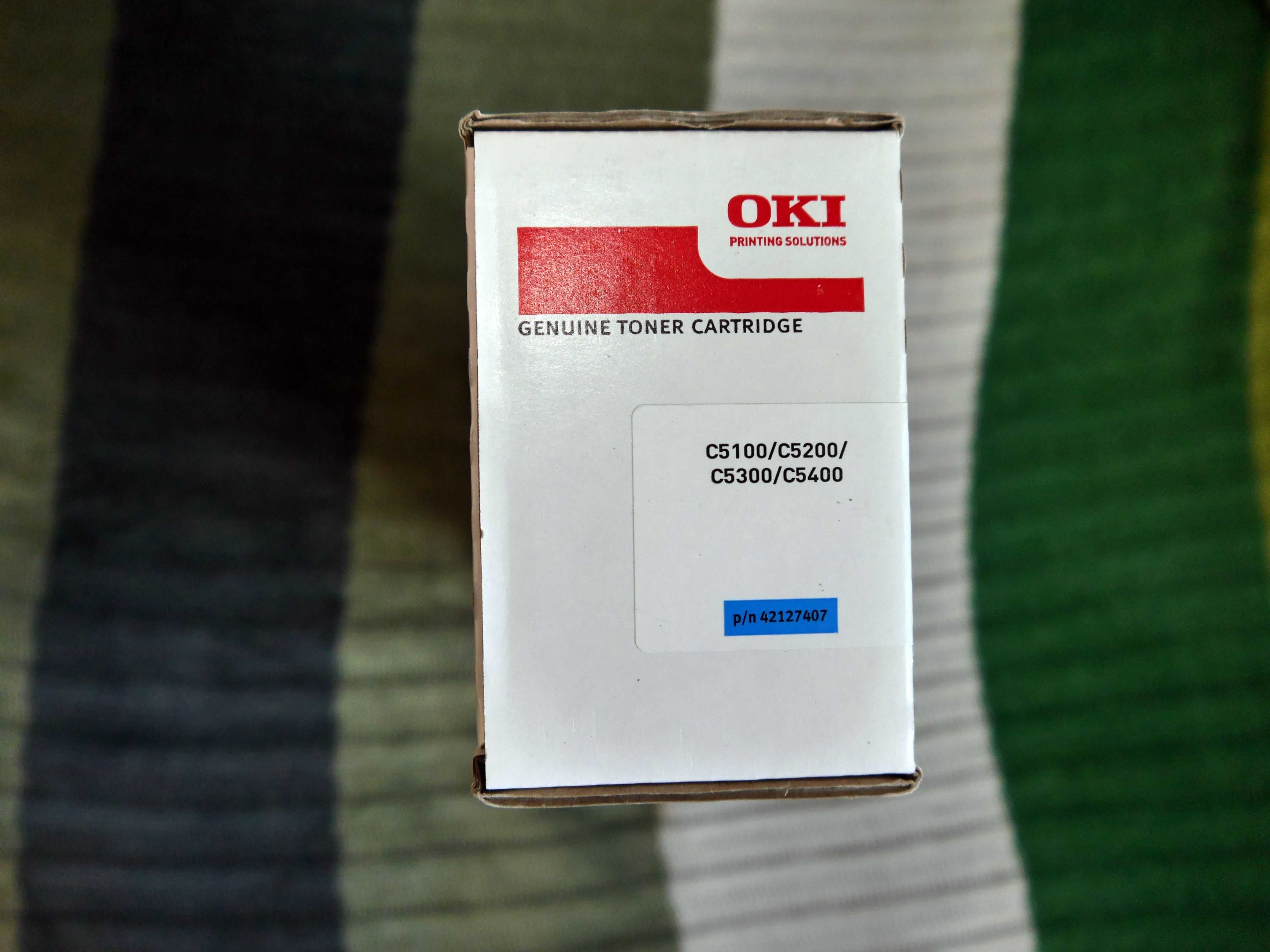 Oryginalny toner OKI C5100/5200/5300/5400 cyan