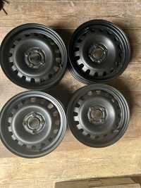 Komplet felg stalowych 4x100 Opel 5,5x14 ET39 Daewoo 5,5x14 ET49