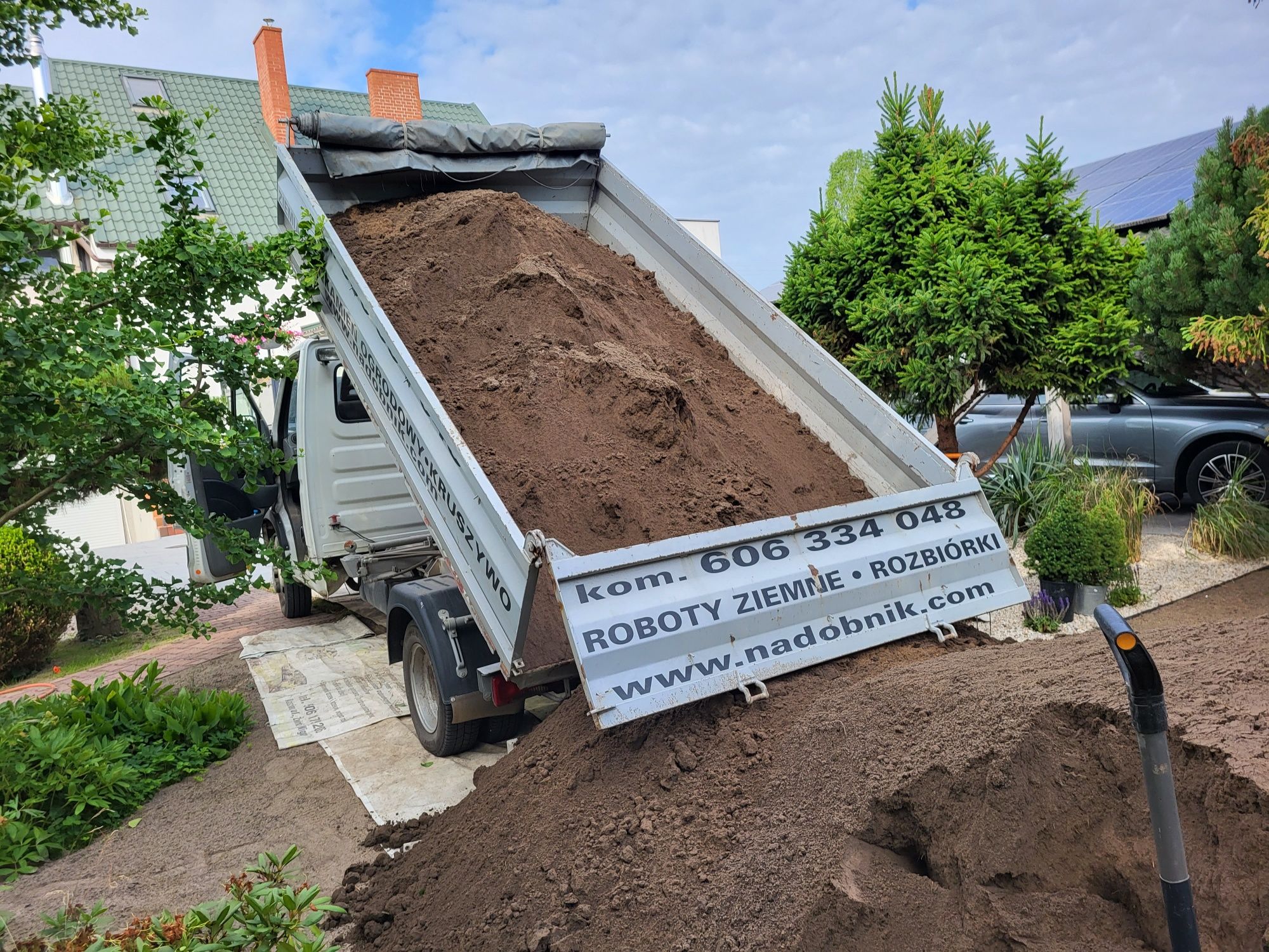 Ziemia ogrodowa pod trawnik krzewy warzywa osiewana czysta piasek