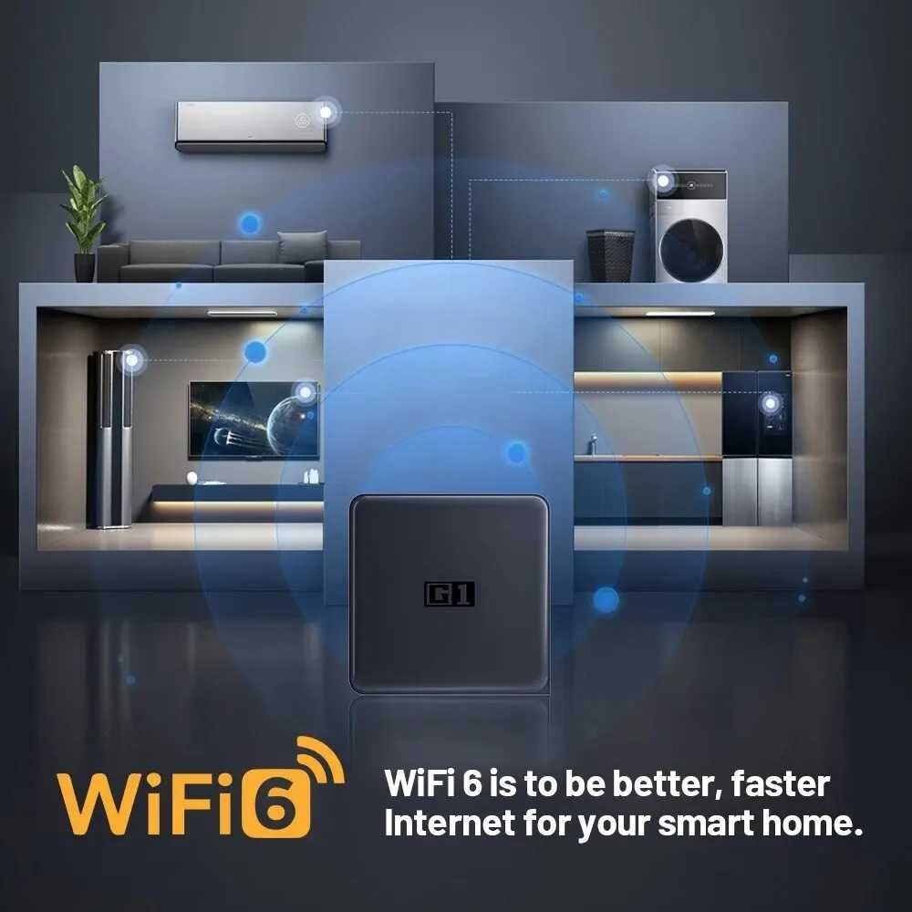 Смарт приставка Kinhank G1 Netflix 4K,  S905X4-J Q, 4 /32G , WiFi6