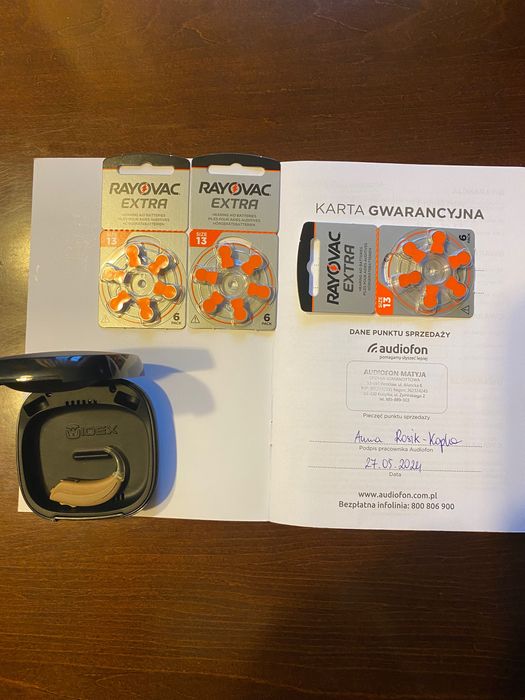 Aparat słuchowy gwarancja Videx Enjoy.