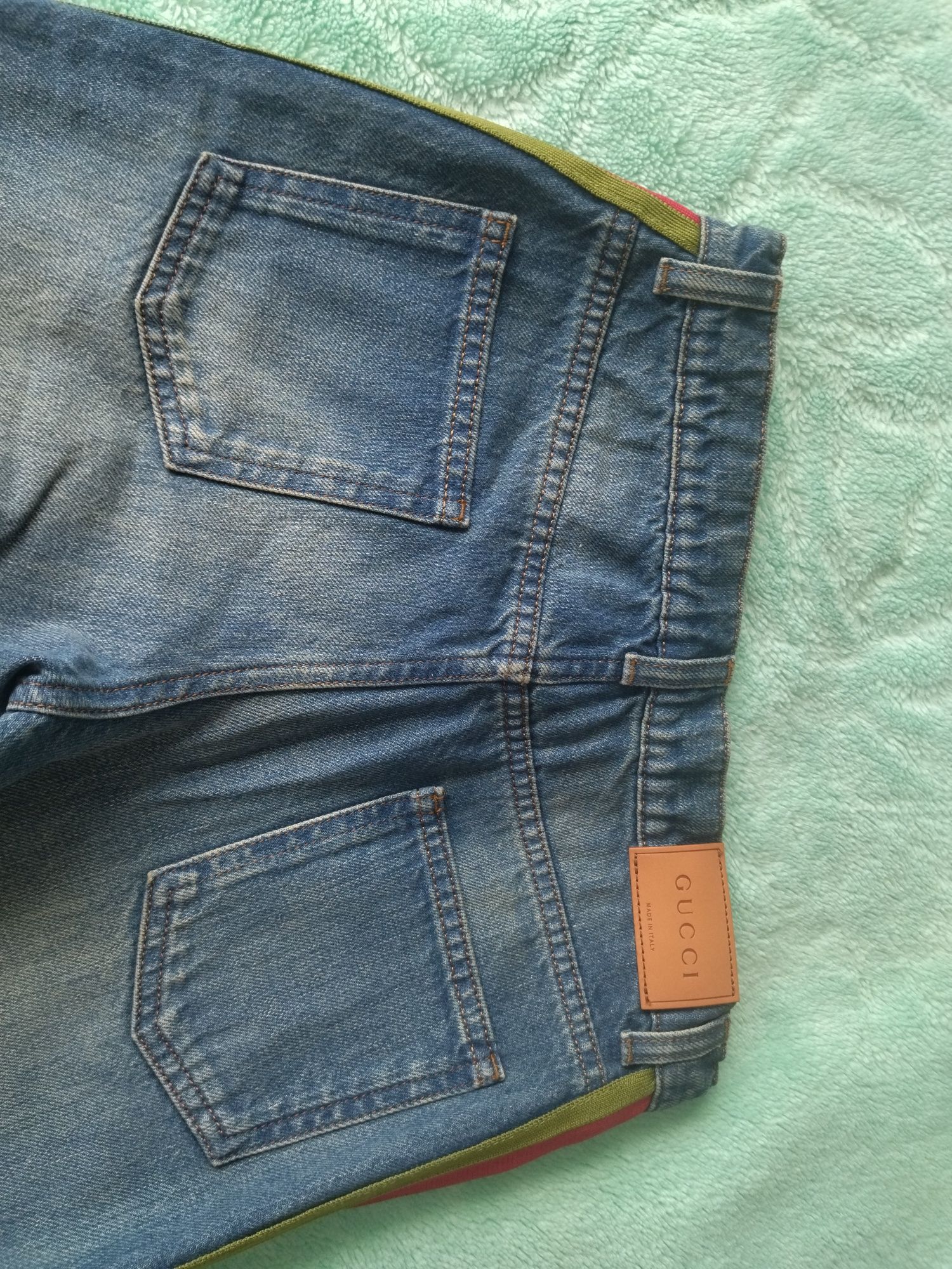 Orginalne Nowe Spodnie Jeans GUCCI dla dziecka rozmiar 12.