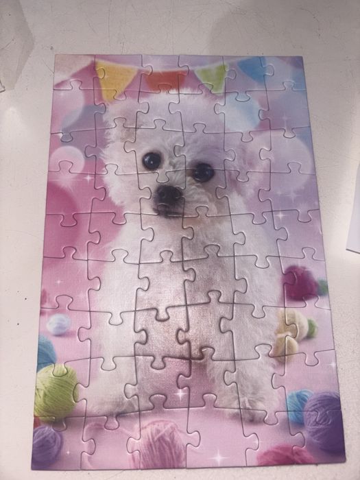 Mini puzzle z psem