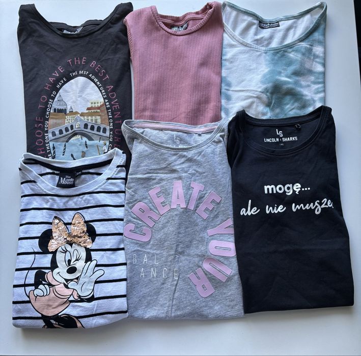 Bluzki z krótkim rękawem 134/140