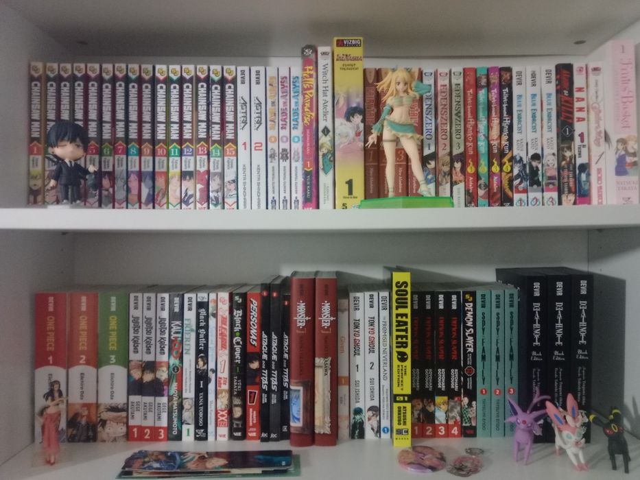 coleção de anime mangas