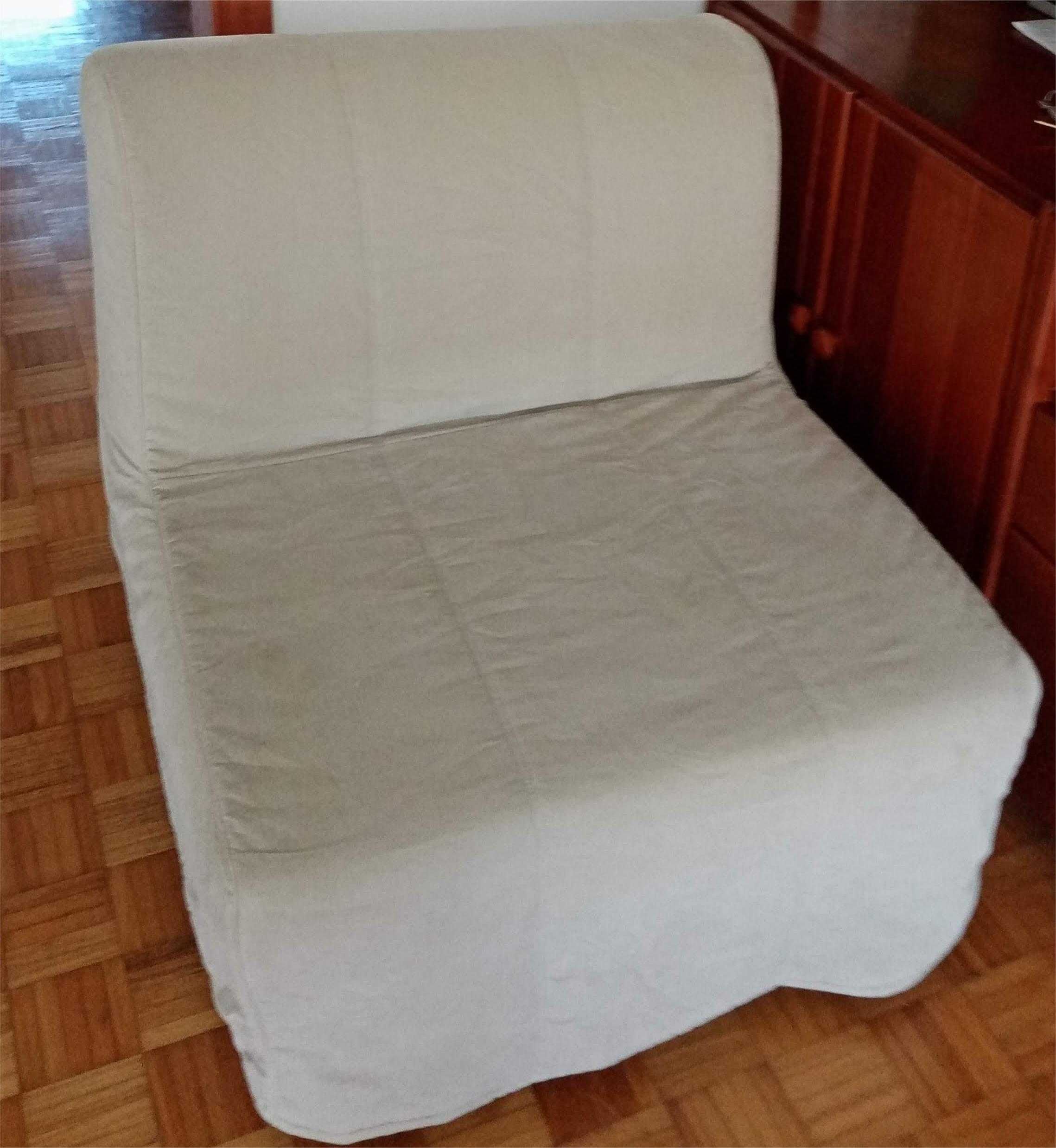 Poltrona-cama Ikea - Sofá cama individual / poltrona com capa