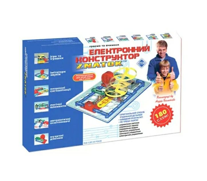 Конструктор дитячий Знаток 180 схем