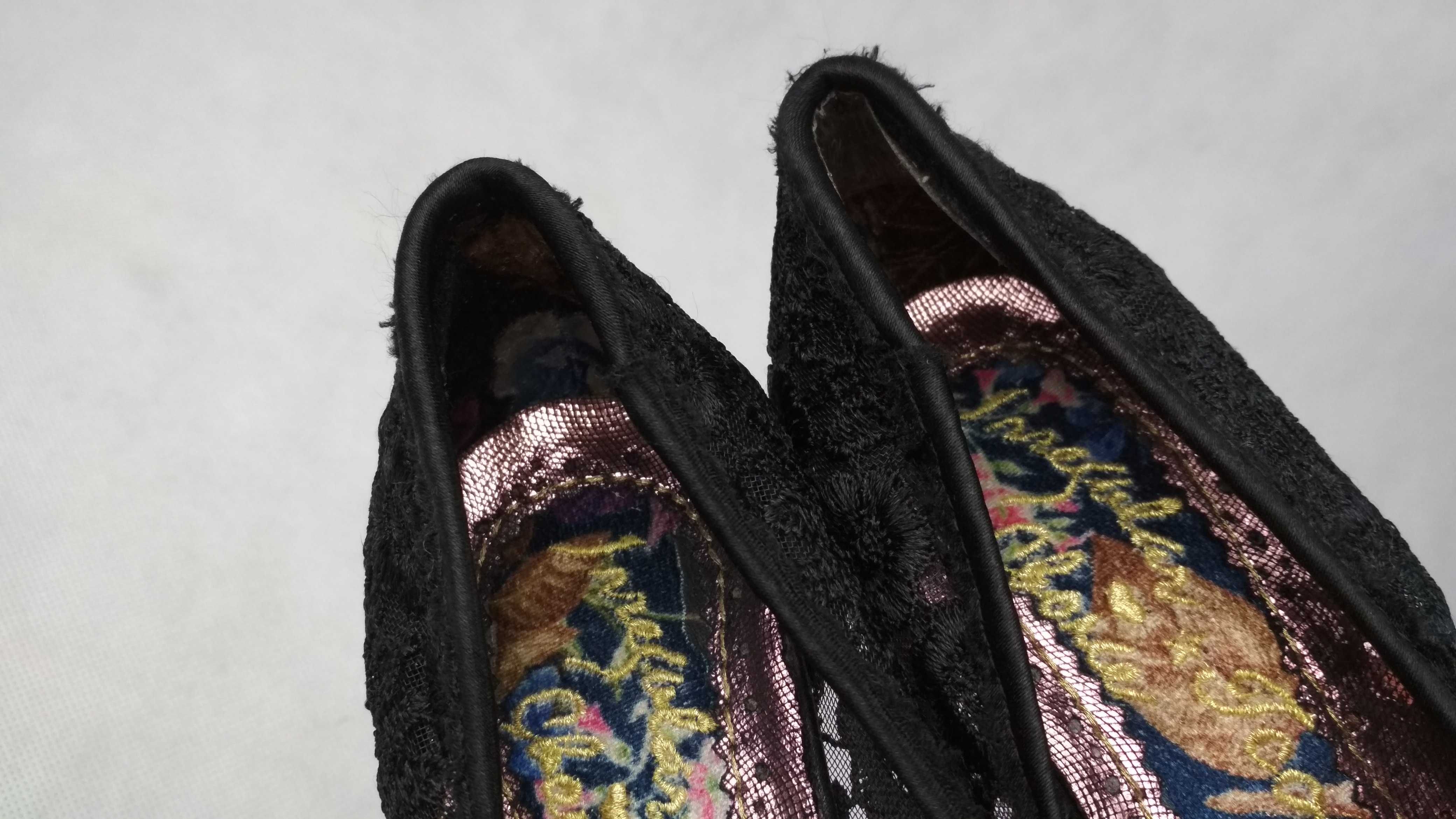 IRREGULAR CHOICE Półbuty Buty Na Obcasie Czółenka Roz. 38