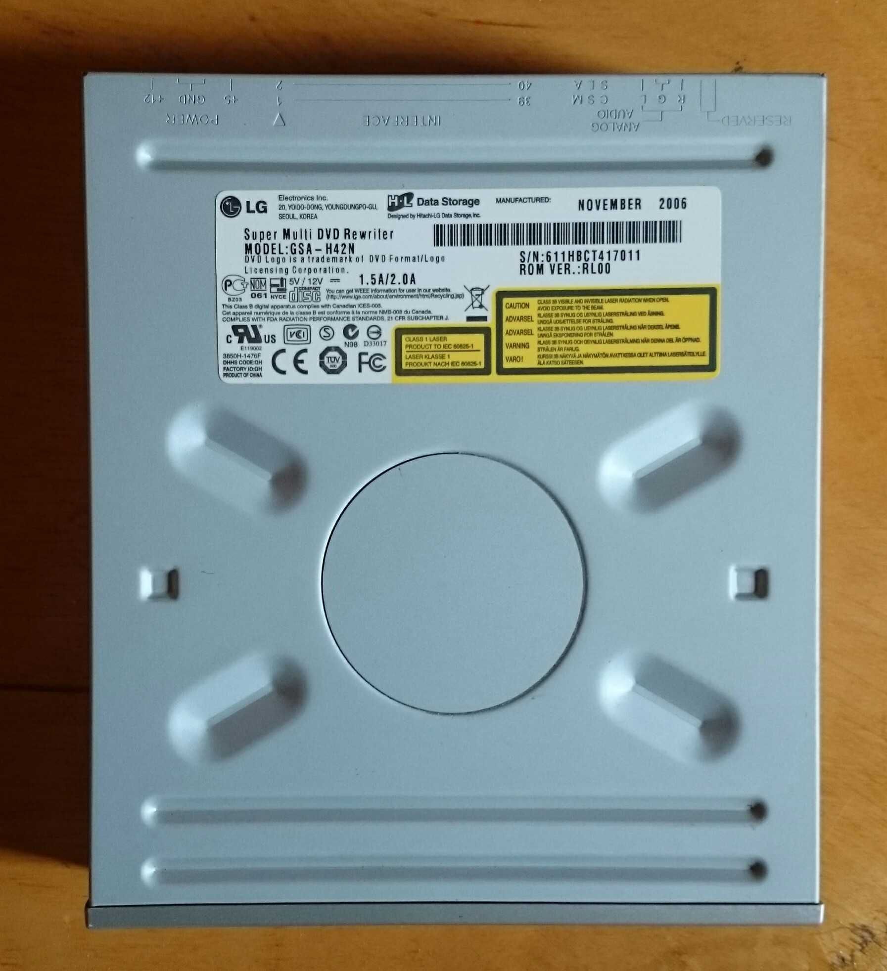 Дисковод, DVD ROM - LG gsa - s42n