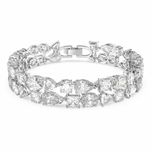 Bransoletka Swarovski - Tennis Deluxe Mixed, Silver