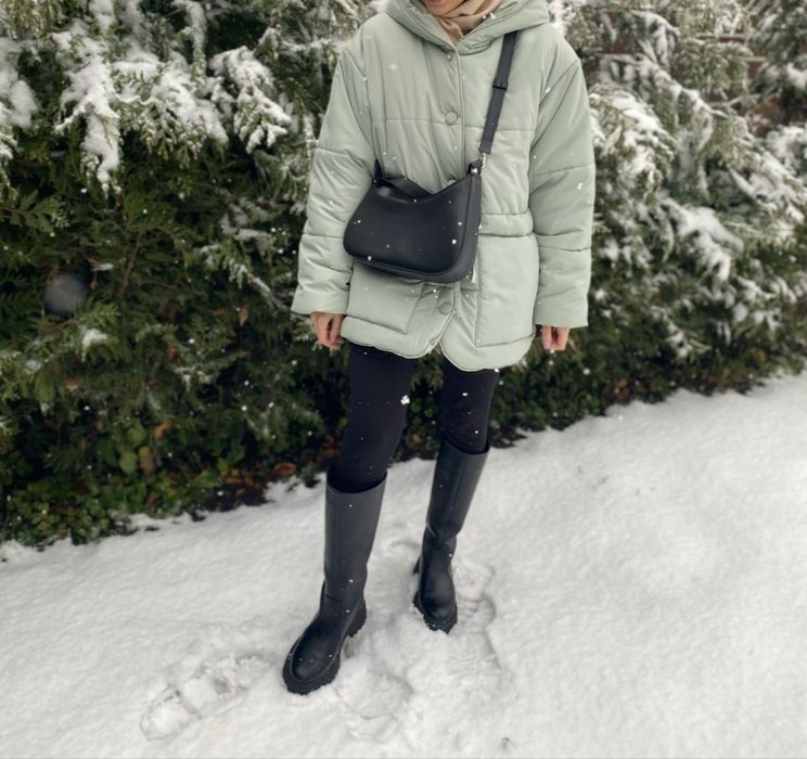 Зимова куртка ( від бренду stimma)+ чорна сумка