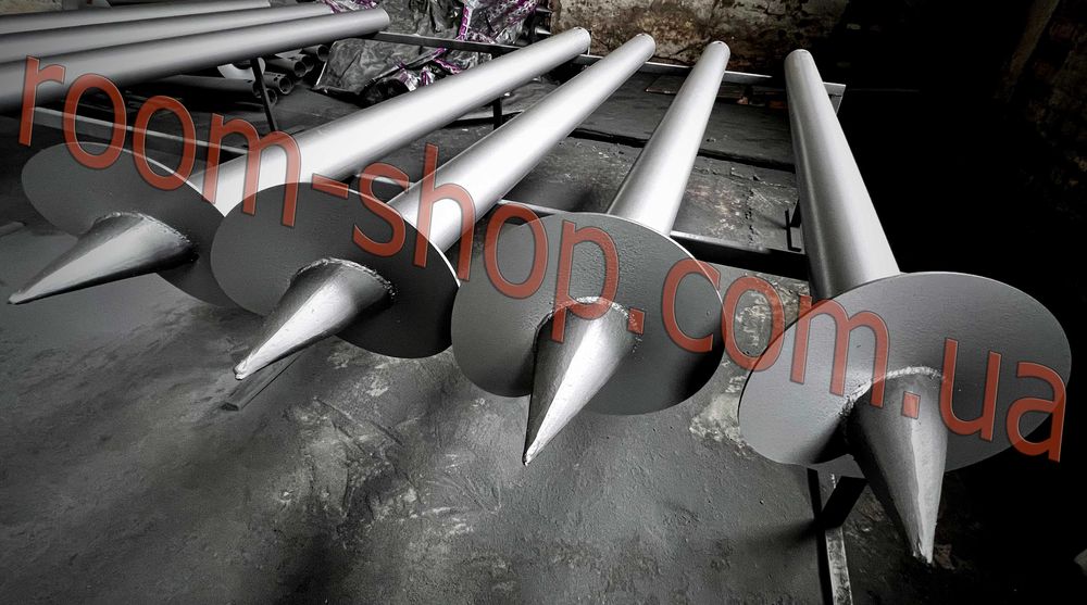 Сваї, палі, свая, гвинтові палі, монтаж, винтовая свая, установка