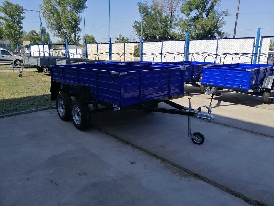 Двовісний причеп Кремінь+ посилений від заводу Коріда-Тех, авто причіп