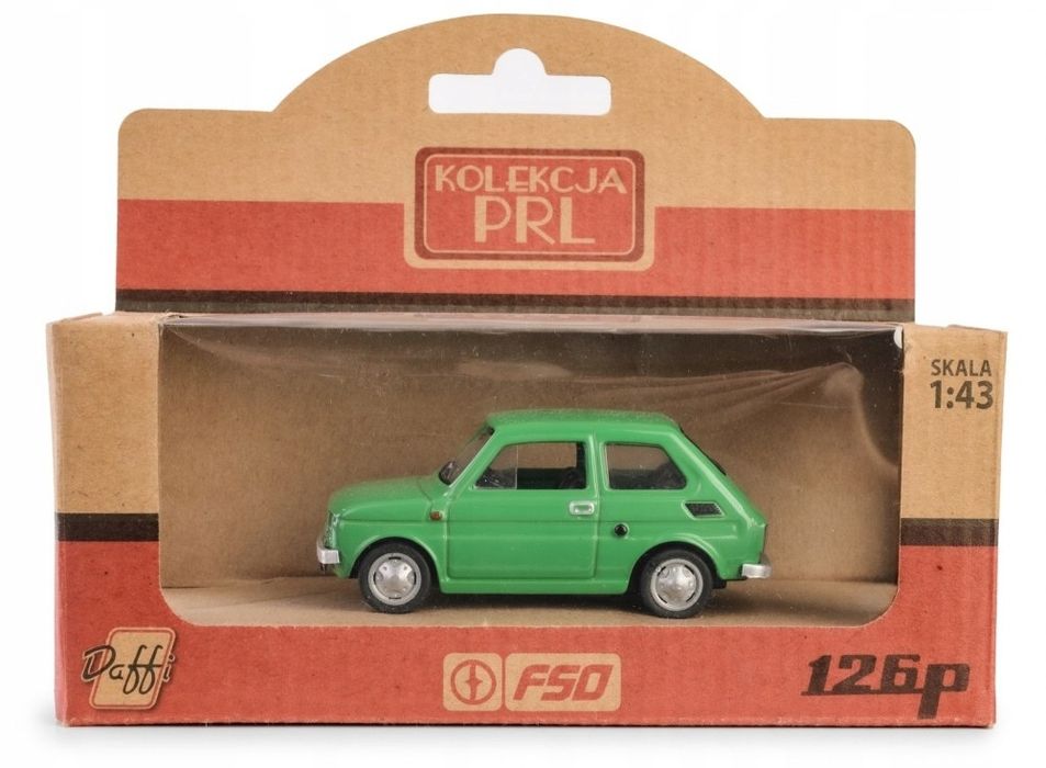 PRL Fiat 126p zielony 1:43