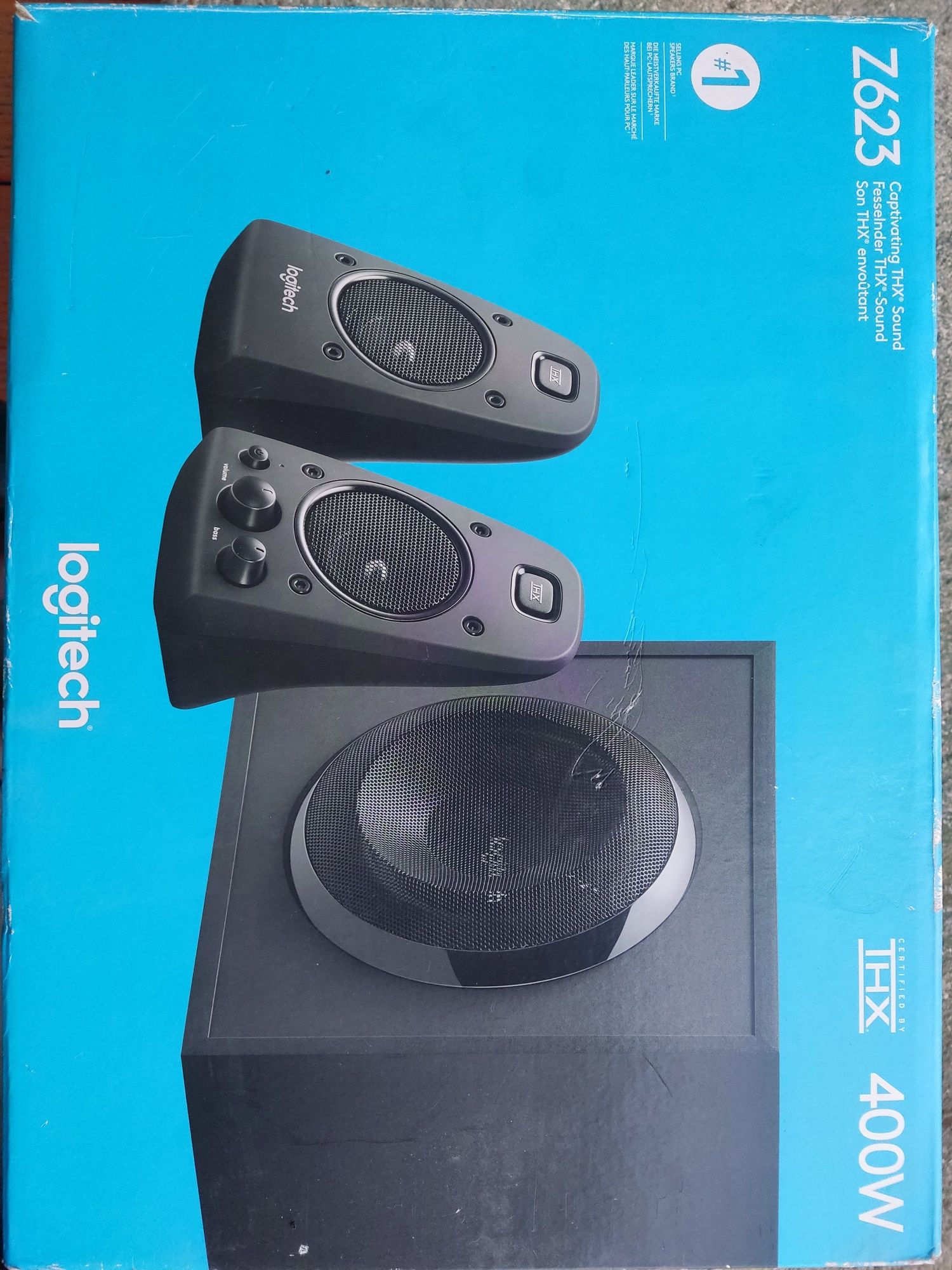 Colunas Logitech Z623