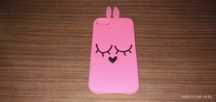 Etui case 3D - IPhone 7 - różowy króliczek