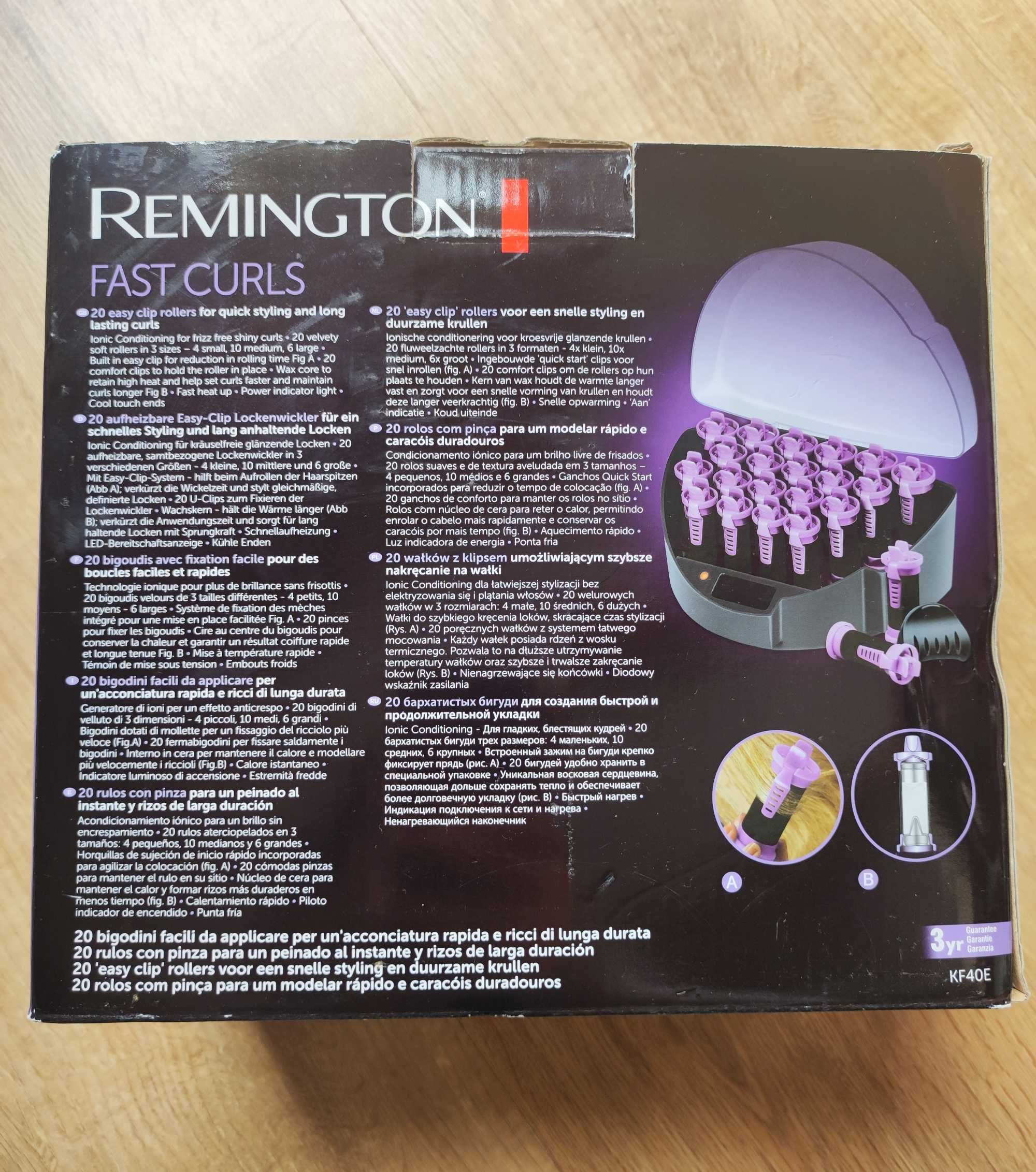 Termoloki Remington kf40e + klipsy Dzień Matki Prezent