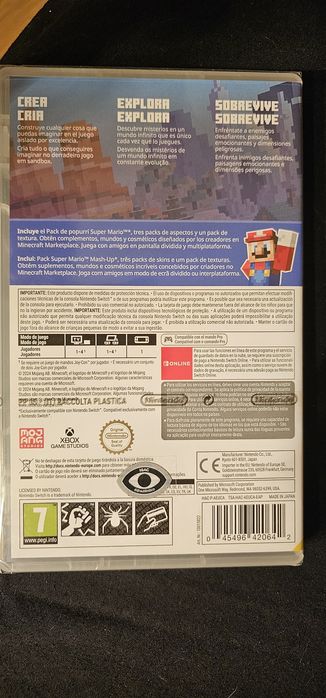 Jogo Switch MineCraft