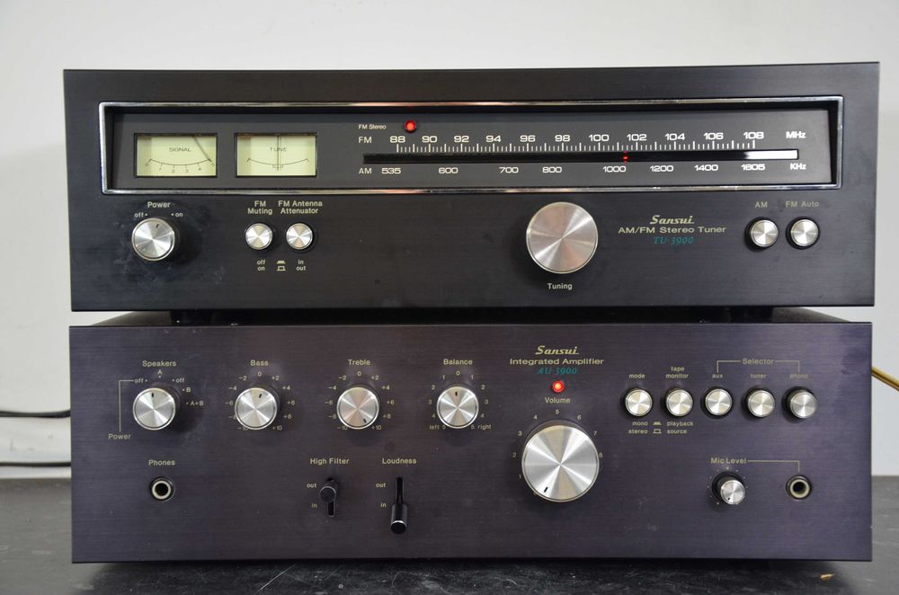 WZMACNIACZ SANSUI AU-3900 + TUNER AU-3900 okazja klasyk Japan