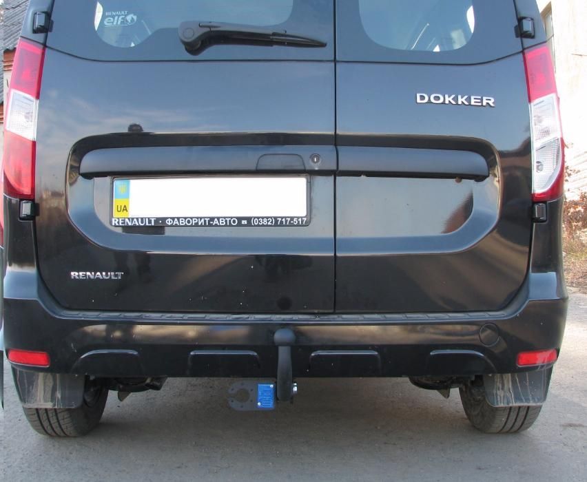 Фаркоп Renault \ Dacia Dokker. Прицепное Рено Дачия Доккер + Электрика