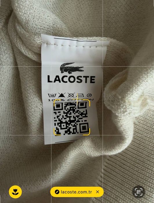 Bluza Lacoste Cream White