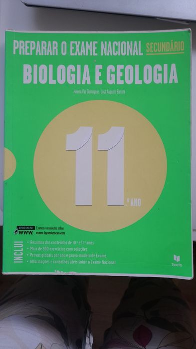 Livro preparação de exame Biologia e Geologia, 015 11°
