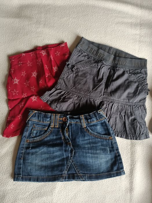 Paka ubrań dla dziewczynki rozmiar 110-122